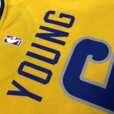 Golden State Warriors Yellow  #6 YOUNG CURRY 1:1 Quality NBA Season Jerseys