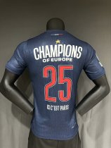 PSG Paris Home Hvae star  Player 25 Champion  1:1  25-26