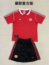 Retro Manchester United T-shirt  Special Edition Fans 1:1 Quality Soccer Jersey    25-26