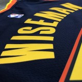 Golden State Warriors  V-neck Black City  Edition #33 WISEMAN 1:1 Quality NBA Season Jerseys 2021
