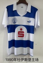 Retro MSV Duisburg Home Fans 1:1 Quality Soccer Jersey 1990