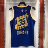 Golden State Warriors Blue Tram City Edition #35 DURANT 1:1 Quality NBA Season Jerseys 2021