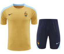 France Training clothing set  1:1 Quality Soccer Jersey   24-25