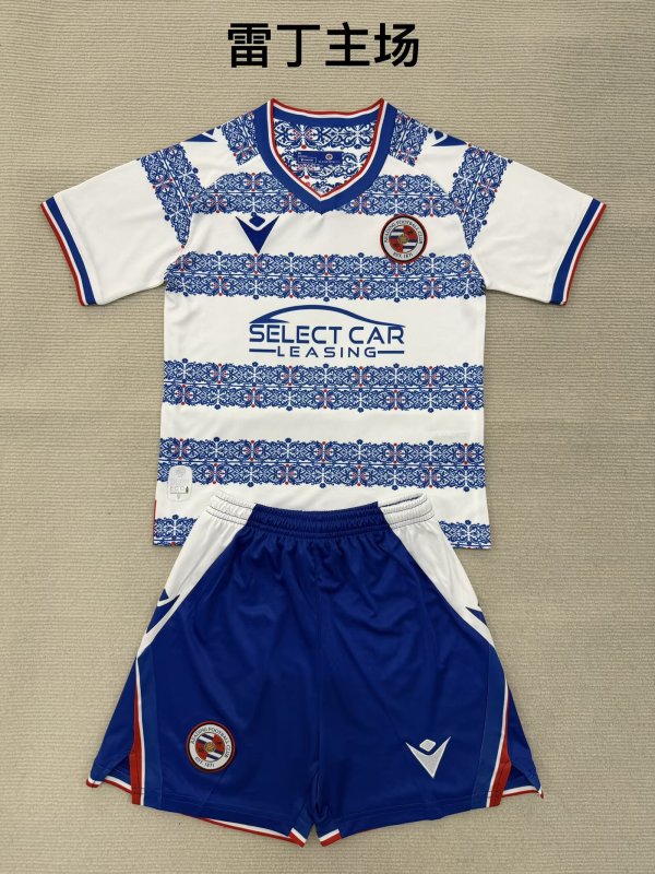 Reading  Home Fans  (Kids and Man)  1:1 Quality Soccer Jersey  25-26