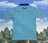 Brazil Polo  Fans Blue 1:1 Quality Soccer Jersey 25-26