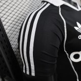 Adidas Clover Player Black  1:1 Quality Soccer Jersey  25-26