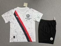 Manchester City away Kids  1:1 Quality Soccer Jersey   25-26