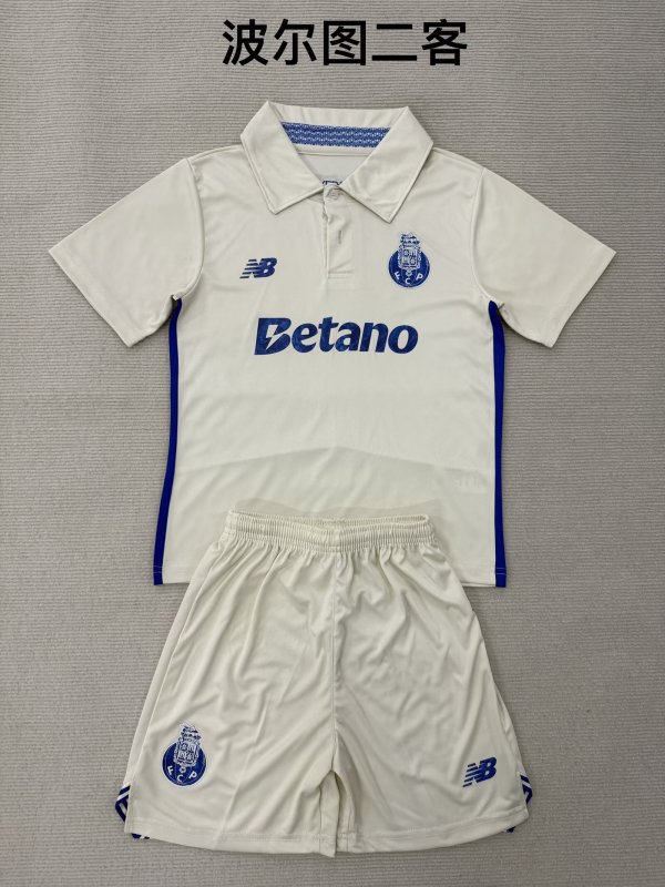 Porto Third Away 1:1 Quality Soccer Jersey   25-26 (kids and man )