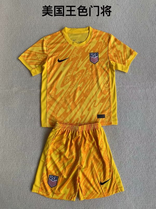Usa  yellow  goalkeeper   Kids  1：1  24-25