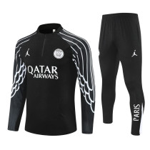 PSG  Training  Tracksuit   Black (Kids And Man )  1:1  25-26