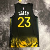 Golden State Warriors BLACK City Edition #23 GREEN 1:1 Quality NBA Season Jerseys 2023