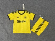 Newcastle Goalkeeper  Yellow  Kids 1:1 Quality Soccer Jersey  25-26