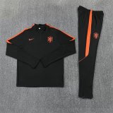 Netherlands Training Tracksuit Black (Kids And Man 16-2XL)  1:1  25-26