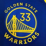 Golden State Warriors Blue V-Neck #33 WISEMAN 1:1 Quality NBA Season Jerseys 75 Year