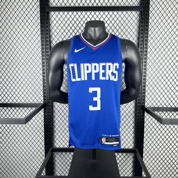 Los Angeles Clippers Blue #3 PAUL 1:1 Quality NBA  Season Jerseys 2023