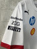F1 Ferrari round neck  Short Sleeve Racing Suit 2025