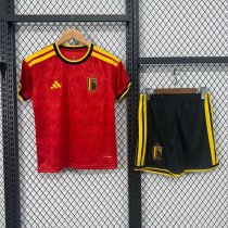 Belgium Home  Kids 1:1 Quality Soccer Jersey  26-27（2026）