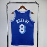 Los Angeles Lakers MN Fans Kobe #8 BRYANT Blue Retro  NBA Jersey 1997