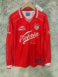 Retro Toluca  Home Long  1:1 Quality Soccer Jersey  1999-2000