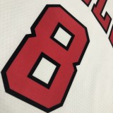 Chicago Bulls White #8 LAVINE 1:1 Quality NBA  Season Jerseys  75 Year