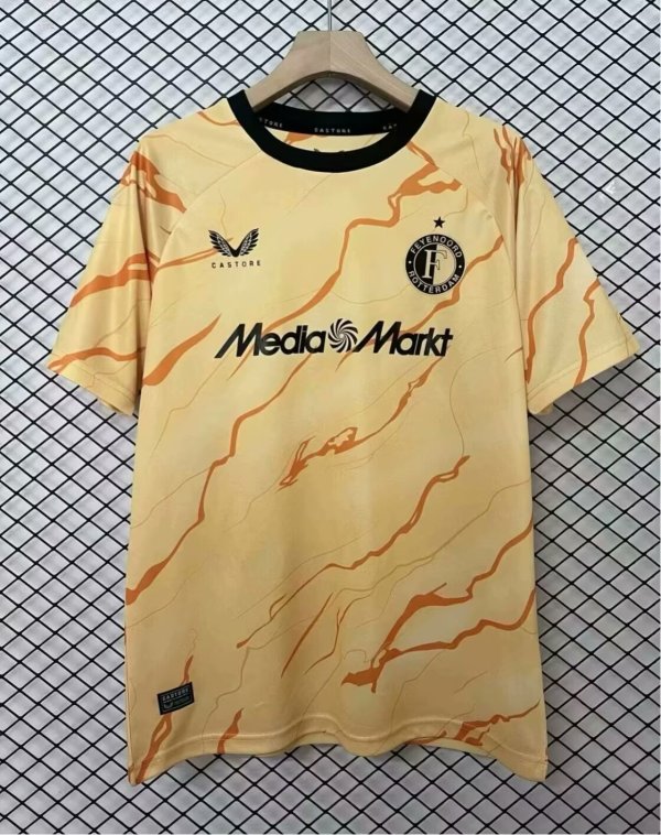 Feyenoord Rotterdam fourth away Fans 1:1 Quality Soccer Jersey   24-25