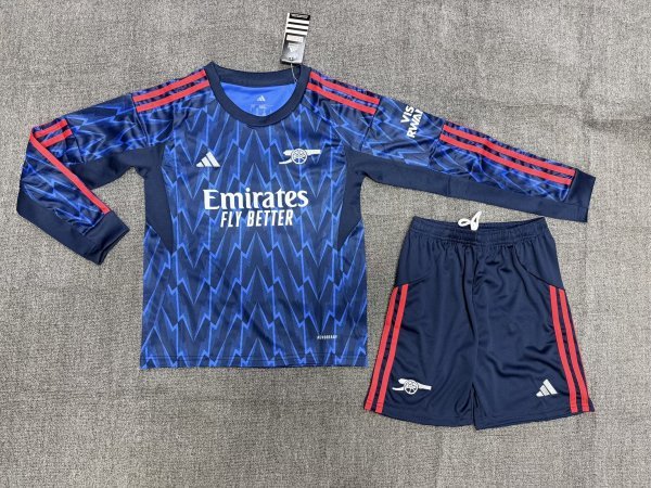 Arsenal  away Fans Kids 1:1 Quality Soccer Jersey    25-26