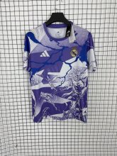 Real Madrid Marvel Avengers Special Edition Purple White  Fans 1:1 Quality Soccer Jersey 25-26