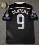 Retro  Real Madrid player  third  Away Black  1:1 Quality Soccer Jersey    2014-2015