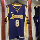 Los Angeles Lakers  Kobe  #8 BRYANT  Purple V-neck NBA Jerseys