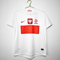 Retro poland Home Fans  1:1 Quality Soccer Jersey  2012