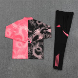 Real Madrid Training  Tracksuit Pink Black  (Kids And Man )  1:1  25-26