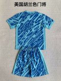 Usa   blue  goalkeeper   Kids  1：1  24-25