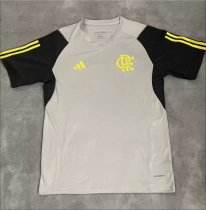 Flamenco grey Training clothing Fans  1:1 Quality Soccer Jersey  24-25