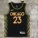 Chicago Bulls City Edition  Black #24 JORDAN 1:1 Quality NBA  Season Jerseys  2021