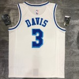Los Angeles Lakers White Latin Night #3 DAVIS round neck  NBA Jerseys