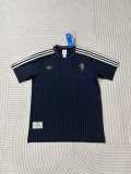 Juventus T-shirt Blue Retro Fans 1:1 Quality Soccer Jersey   25-26