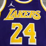 Los Angeles Lakers Kobe #24 BRYANT Purple NBA Jerseys