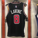 Chicago Bulls Black #8 LAVINE 1:1 Quality NBA  Season Jerseys