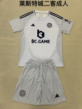 Leicester City  third away kids  1:1 Quality Soccer Jersey  24-25