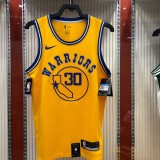 Golden State Warriors Yellow  #30 CURRY 1:1 Quality NBA Season Jerseys