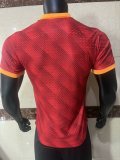 Roma Home Player （with logo ）1:1 Quality Soccer Jersey  24-25