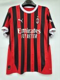AC Milan  Home  Fans  1:1 Quality Soccer Jersey  24-25