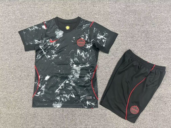 Canada  Away Kids Fans 1:1 Quality Soccer Jersey  26-27 (2026)