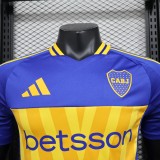 Boca Juniors Home  Player  1:1 Quality Soccer Jersey   24-25