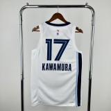 Memphis Grizzlies  White #17 KAWAMURA 1:1 Quality NBA Jerseys 2023
