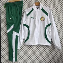 Senegal  Windbreaker Sets With pants  White 1:1 Quality Soccer Jersey  25-26