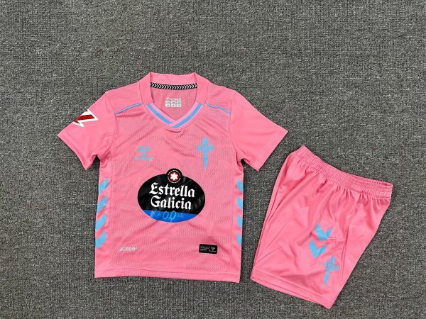Celta Third  Away  Kids 1:1 Quality Soccer Jersey 25-26