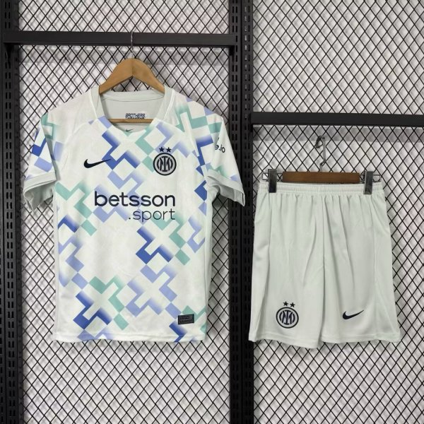 Inter Milan Away With Pants Sets Fans  1:1 Quality Soccer Jersey   25-26
