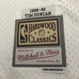 San Antonio Spurs Retro White #21 DUNCAN 1:1 Quality NBA  Season Jerseys 1998-1999