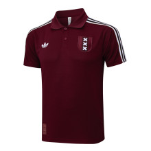 Ajax Polo Fans  Red 1:1 Quality Soccer Jersey  25-26
